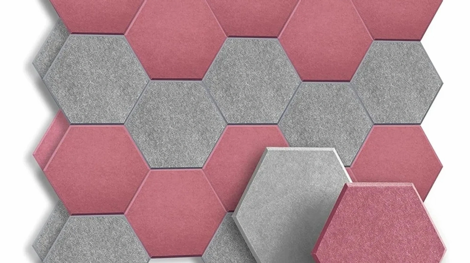 Soundproof office with acoustic panels